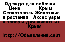 Одежда для собачки › Цена ­ 1 200 - Крым, Севастополь Животные и растения » Аксесcуары и товары для животных   . Крым